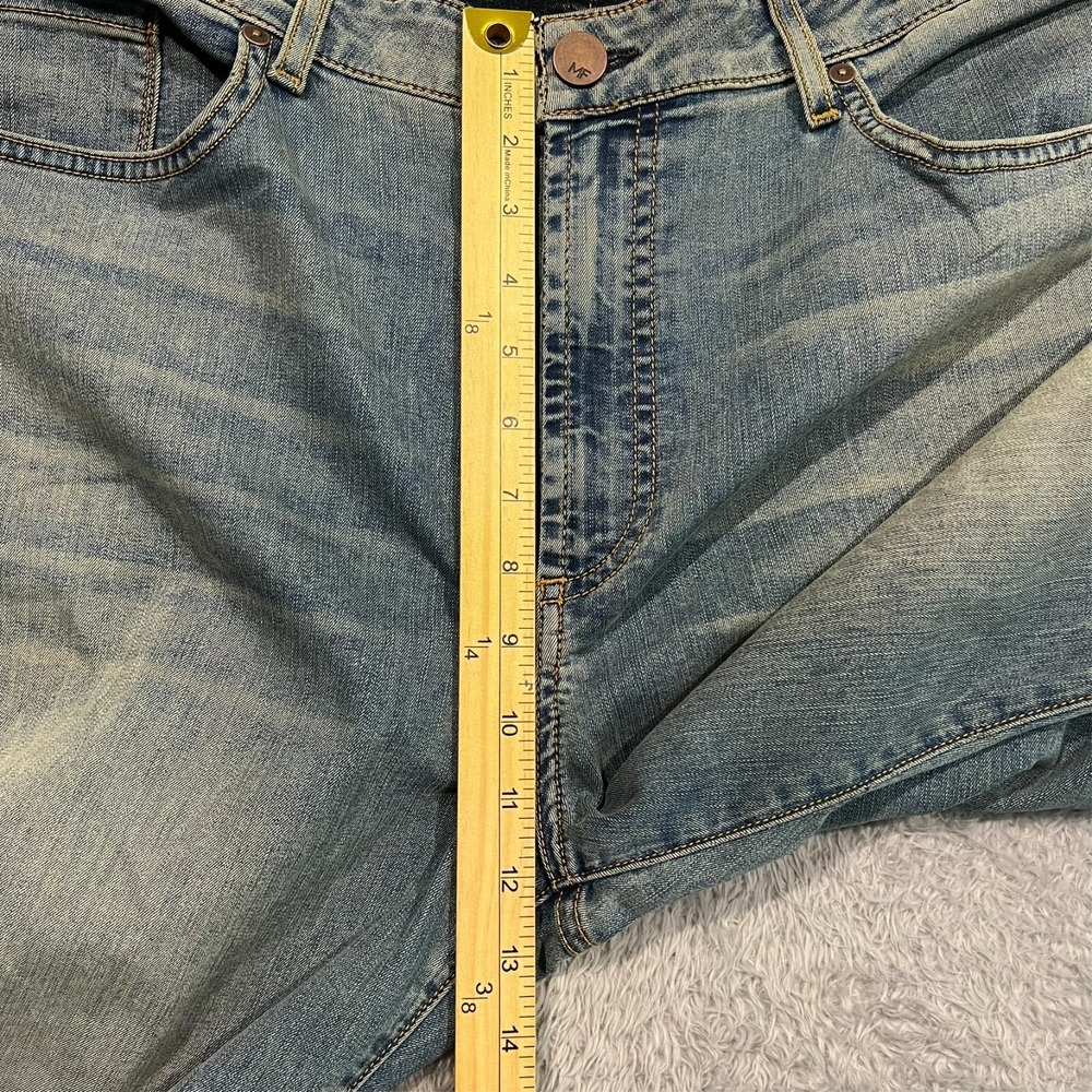Monfrere Deniro Slim Straight Jeans Palermo Blue Mens 36x33 Tag 38 - Picture 7 of 14